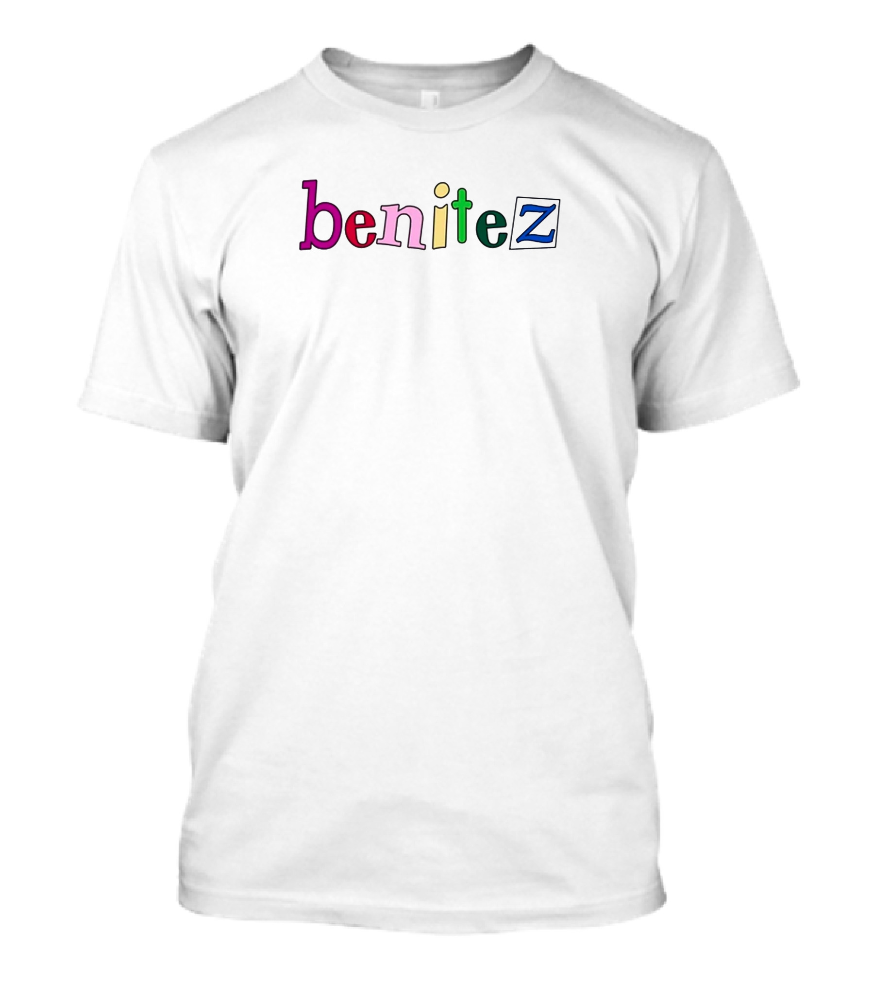 Benitez Rainbow Alphabet Letters T-Shirt