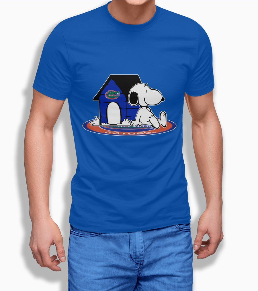 Florida Gators Fan Snoopy House Now And Forever T-Shirt
