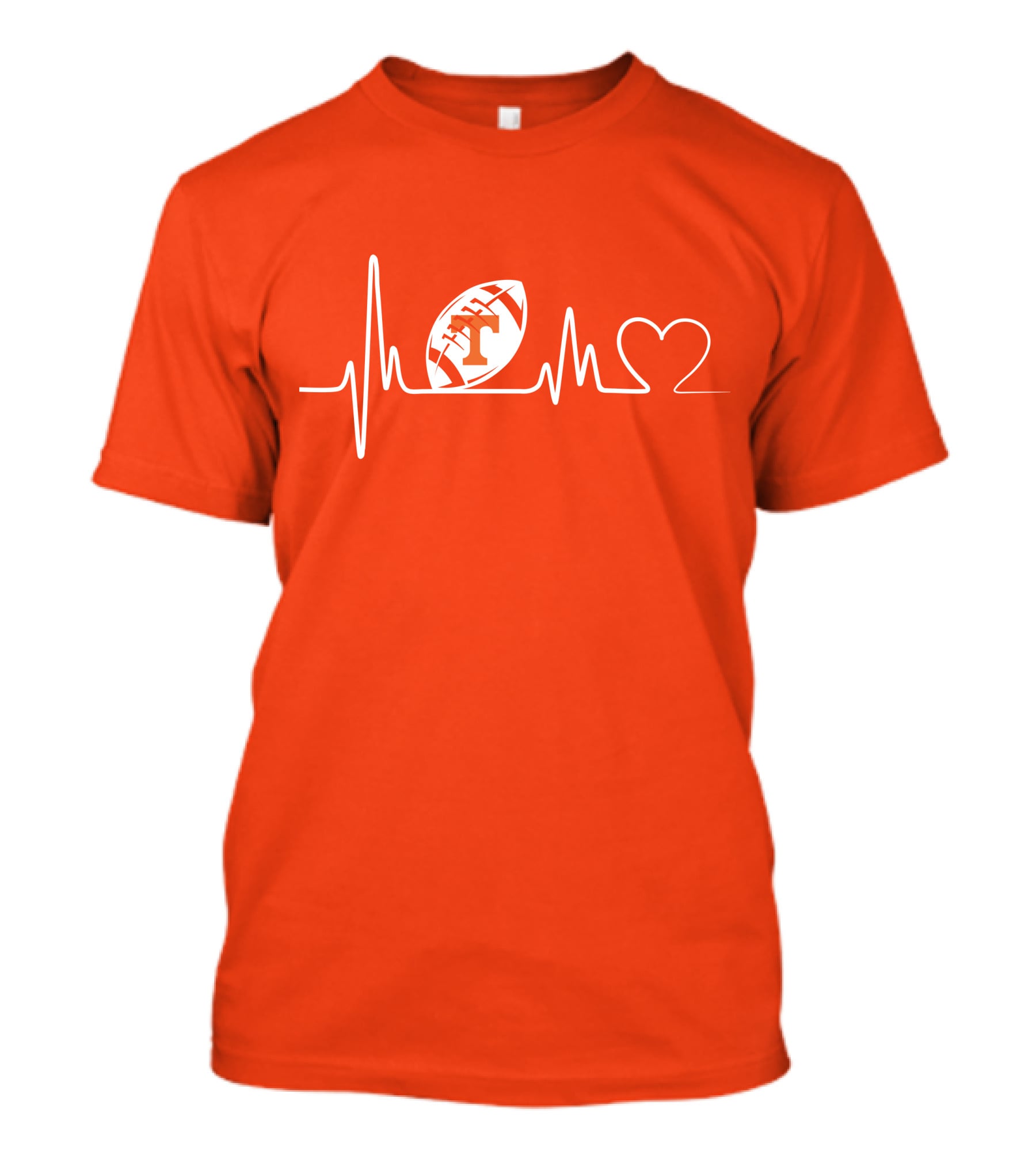 Tennessee Volunteers Football Heartbeat T-Shirt