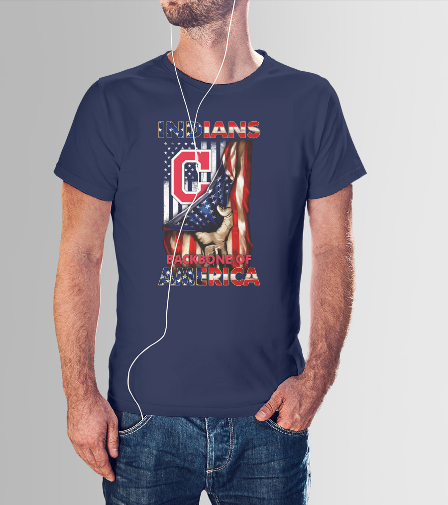 Indians Backbone Of America Cleveland T-Shirt