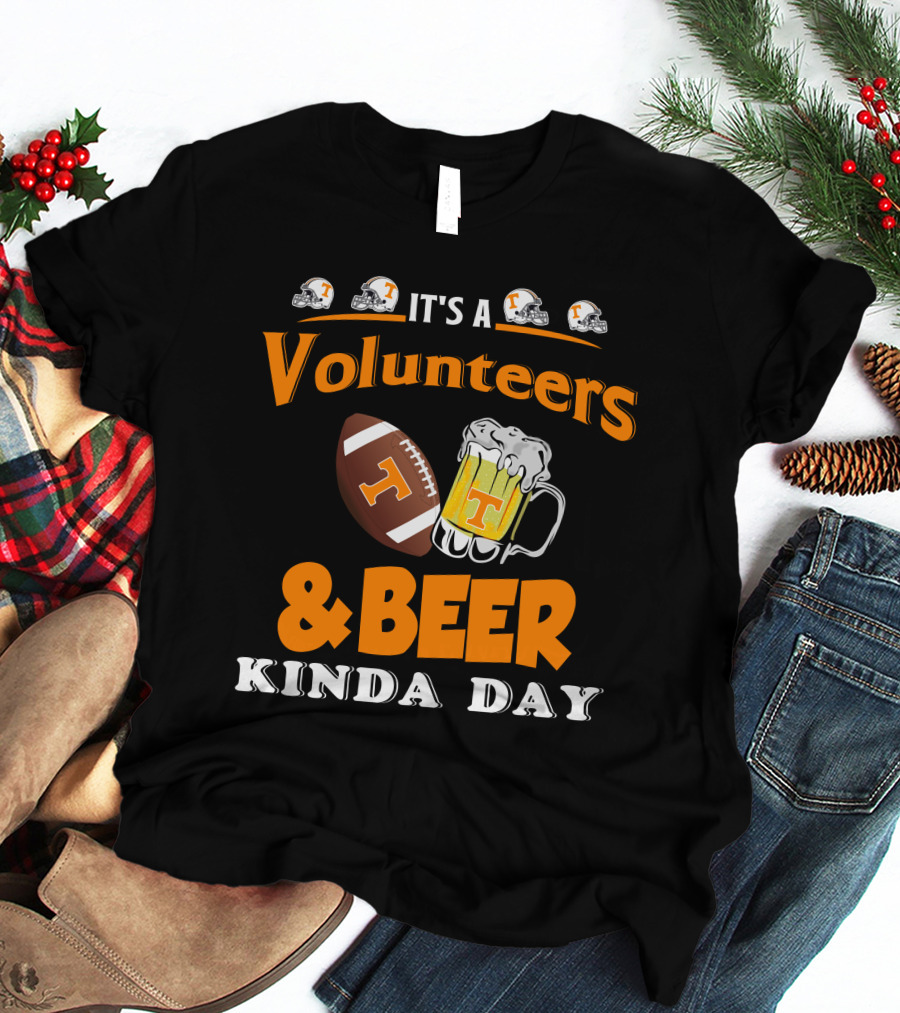 Tennessee Volunteers Football And Beer Day Celebrations T-Shirt