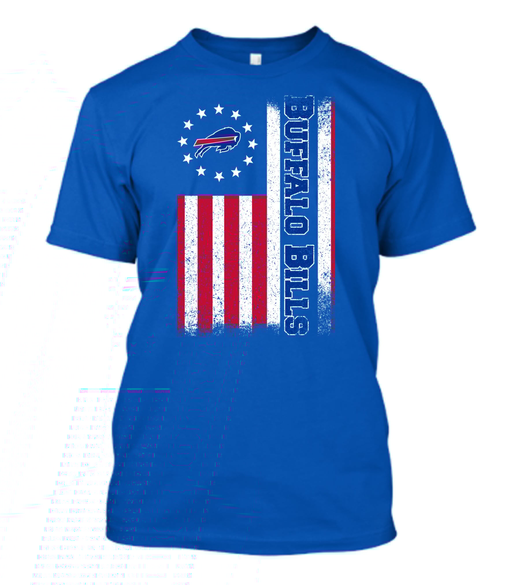 Buffalo Bills American Flag Stars And Stripes T-Shirt