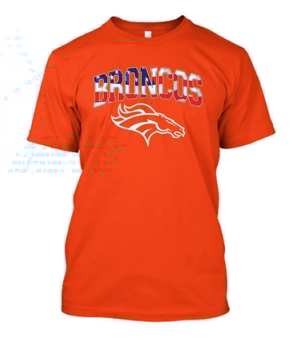 Denver Broncos American Flag T-Shirt
