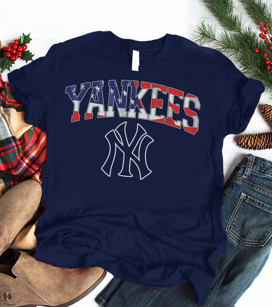 YANKEES American Flag NY T-Shirt
