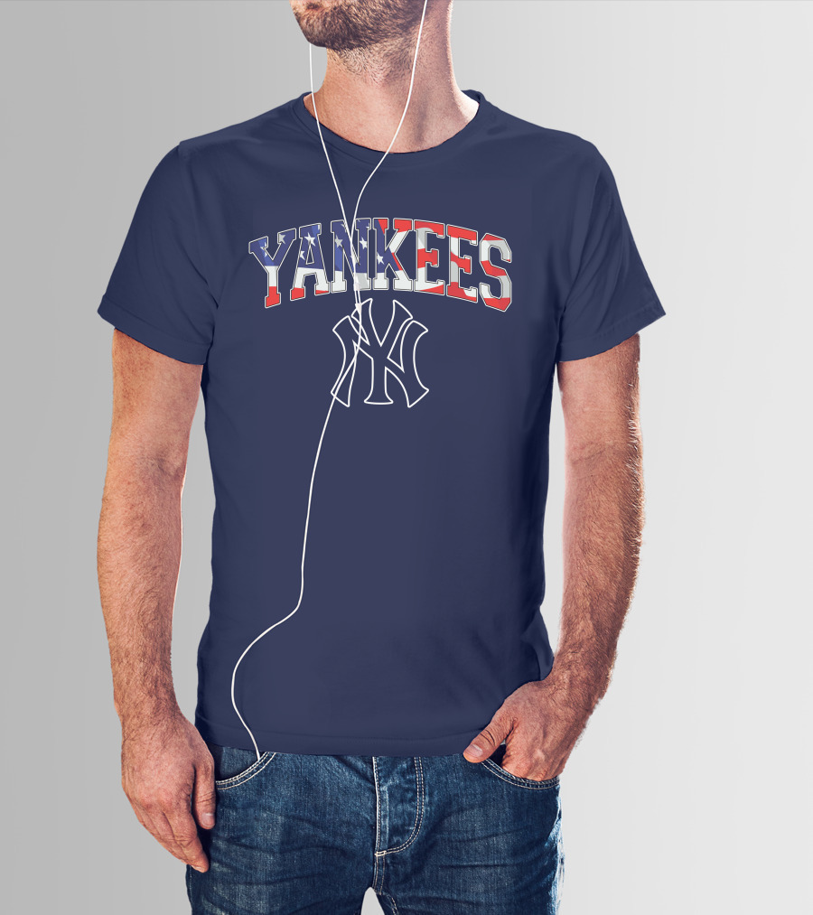 YANKEES American Flag NY T-Shirt