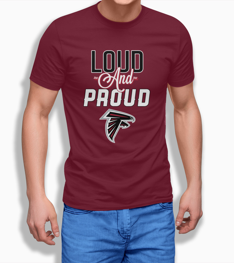 Atlanta Falcons Loud and Proud Fan T-Shirt