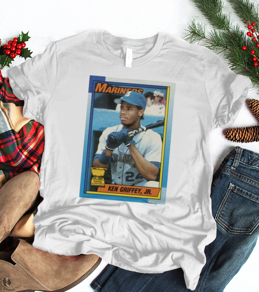 Mariners Ken Griffey Jr Topps All-Star Rookie Card T-Shirt