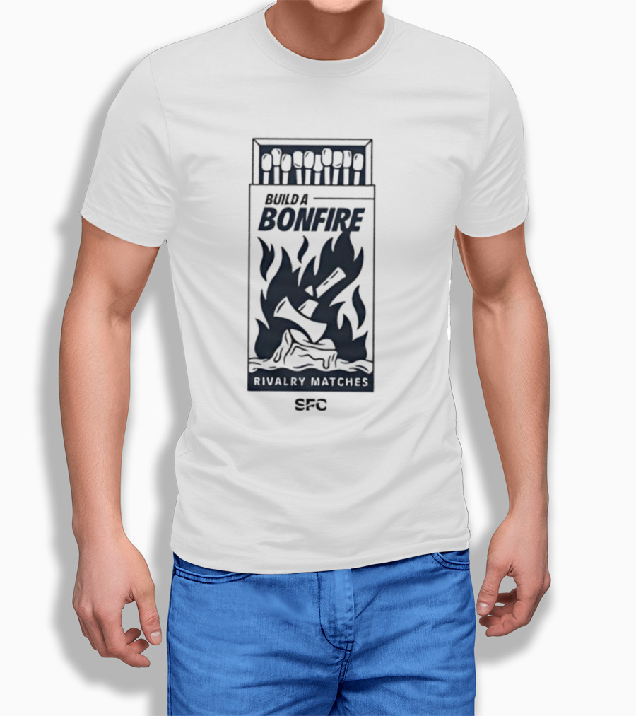 Bonfire Rivalry Matches SFC Build T-Shirt