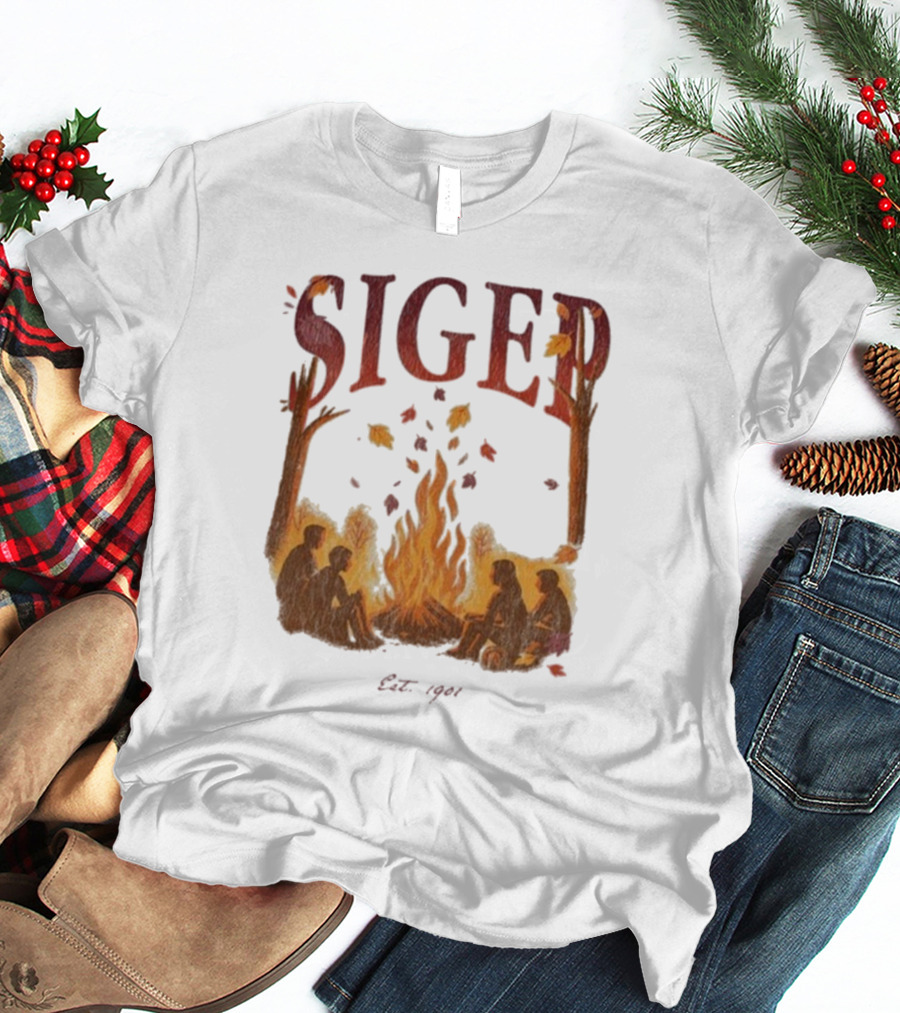 "SigEp Campfire Gathering Fall Est 1901" T-Shirt