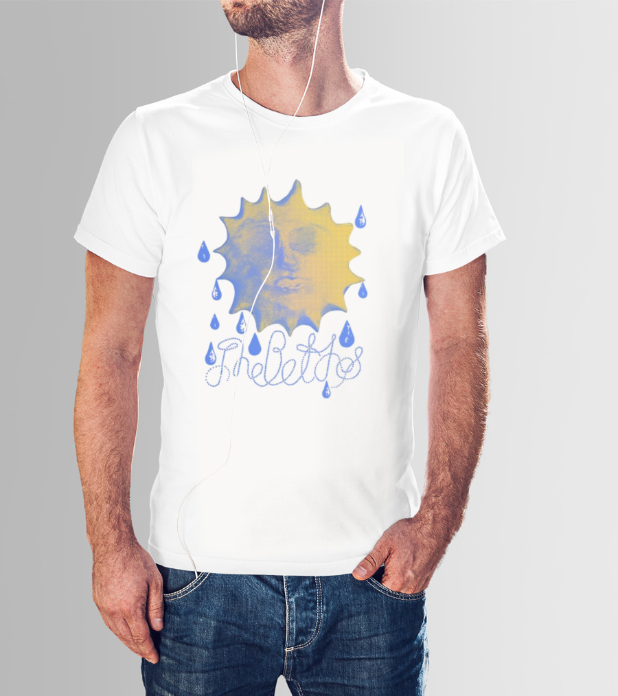 The Beths Sad Sunshine Blue Tears Yellow Face T-Shirt
