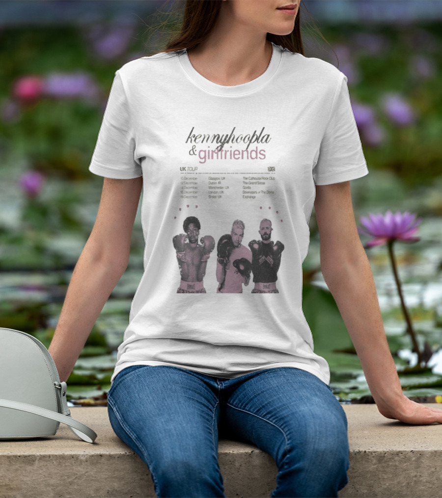 KennyHoopla And Girlfriends EU UK Tour 2025 Boxing Themed Dates UK EU Cities T-Shirt