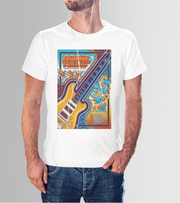 Oteil And Friends Fall 25 Tour Harrisburg PA Guitar Art T-Shirt