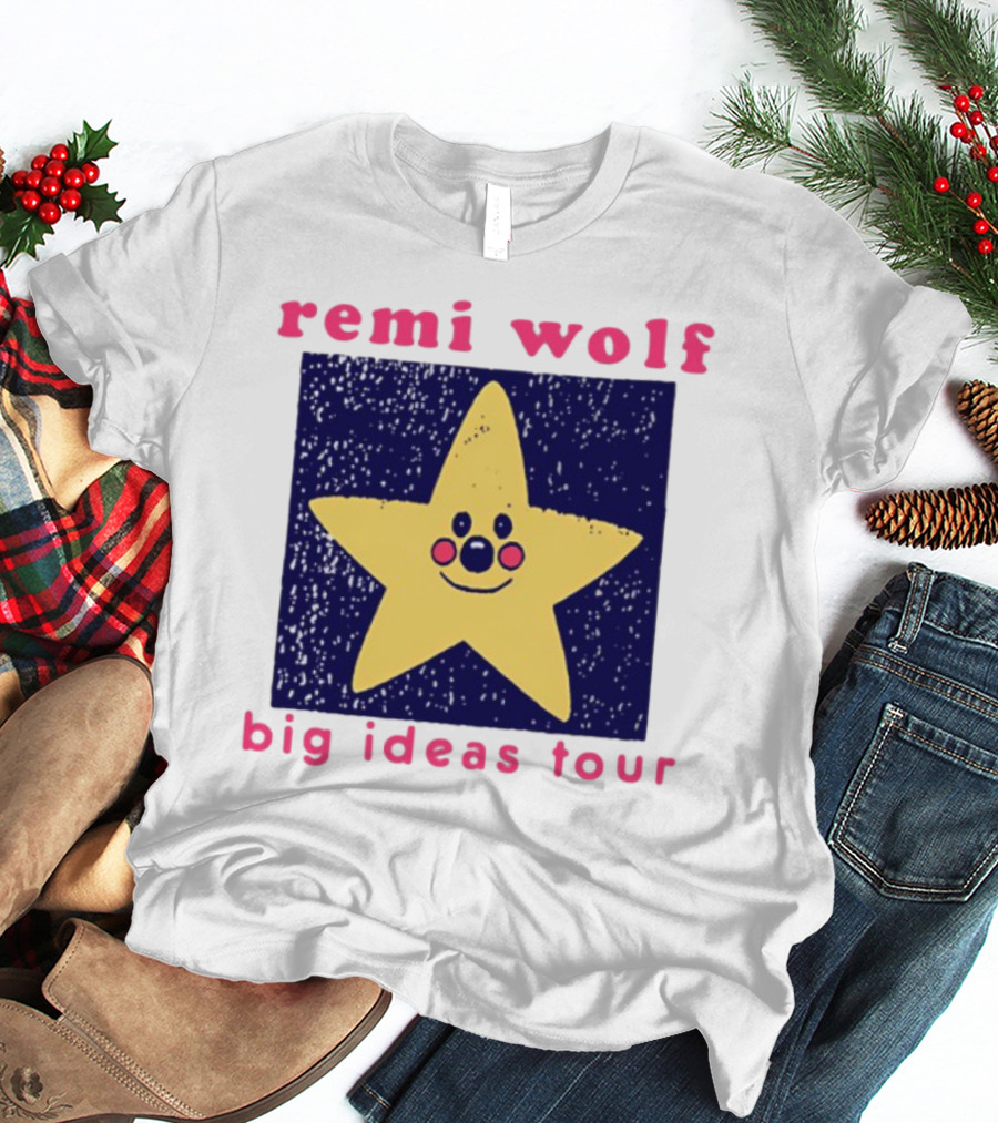 Remi Wolf Big Ideas Tour Smiling Star T-Shirt