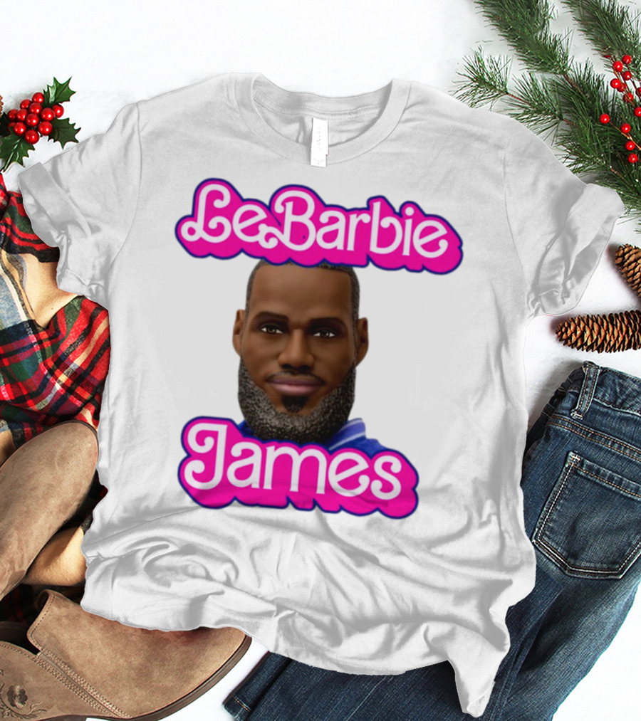 LeBarbie James Basketball Icon Parody T-Shirt