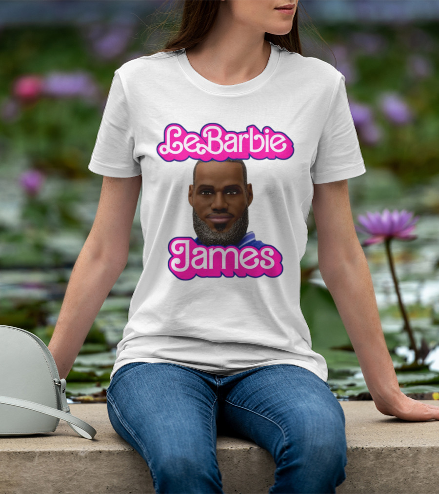 LeBarbie James Basketball Icon Parody T-Shirt