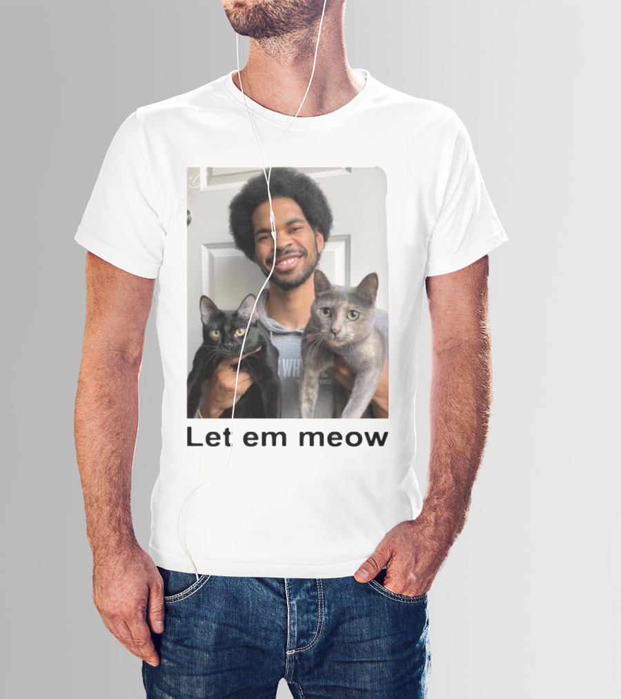 Limited Let Em Meow Jarrett Allen Cats T-Shirt