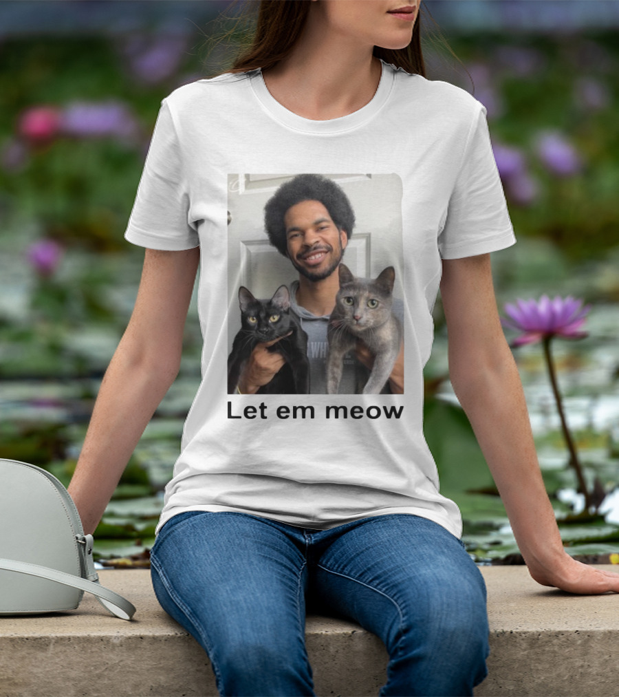 Limited Let Em Meow Jarrett Allen Cats T-Shirt