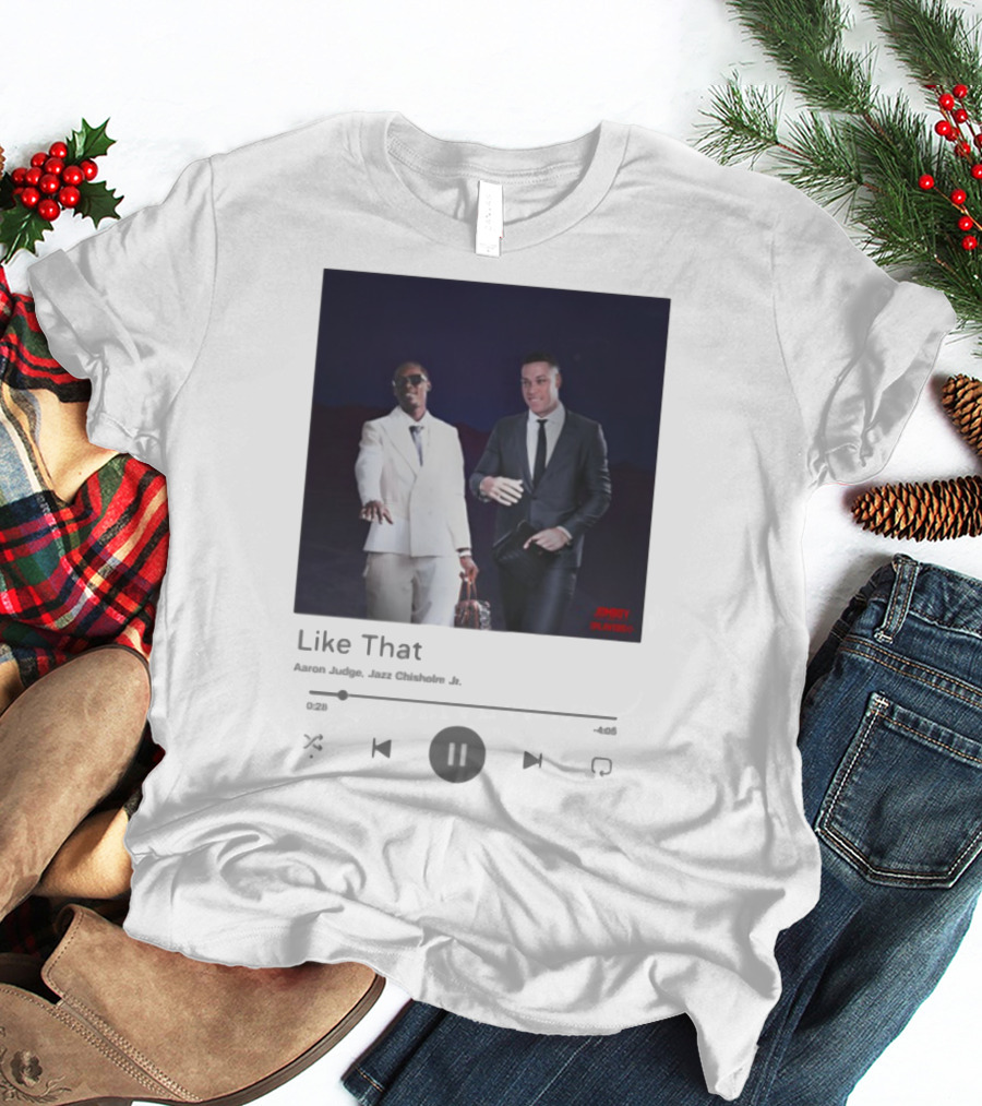 Janky Playlist Like That Aaron Judge Jr. T-Shirt