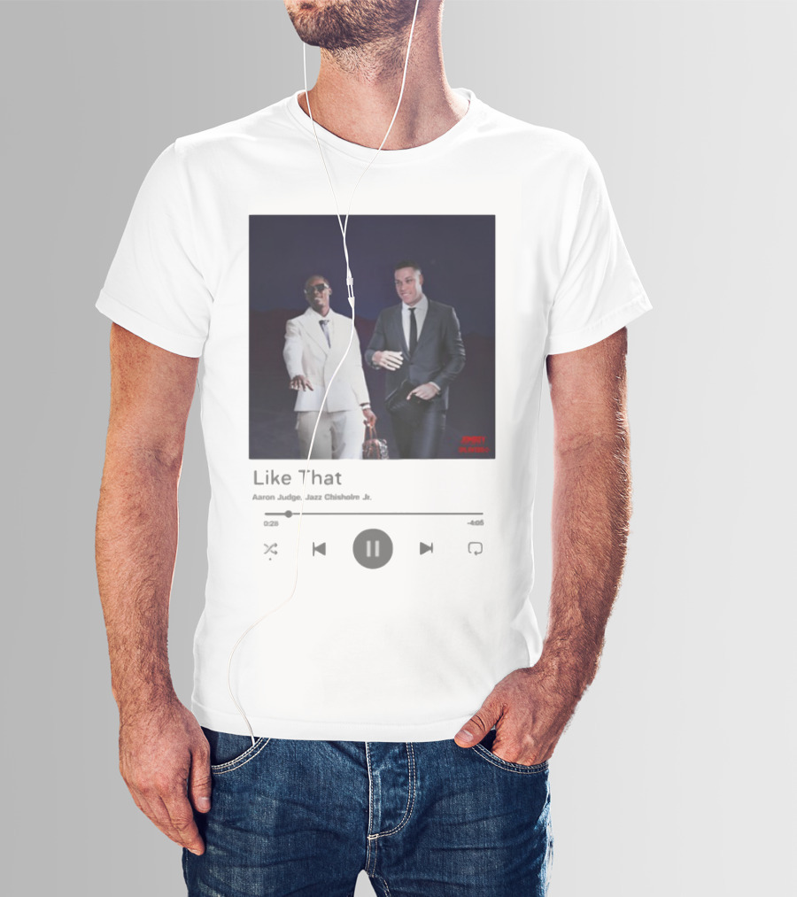 Janky Playlist Like That Aaron Judge Jr. T-Shirt