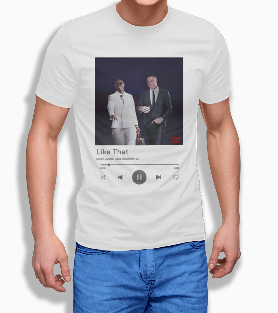 Janky Playlist Like That Aaron Judge Jr. T-Shirt