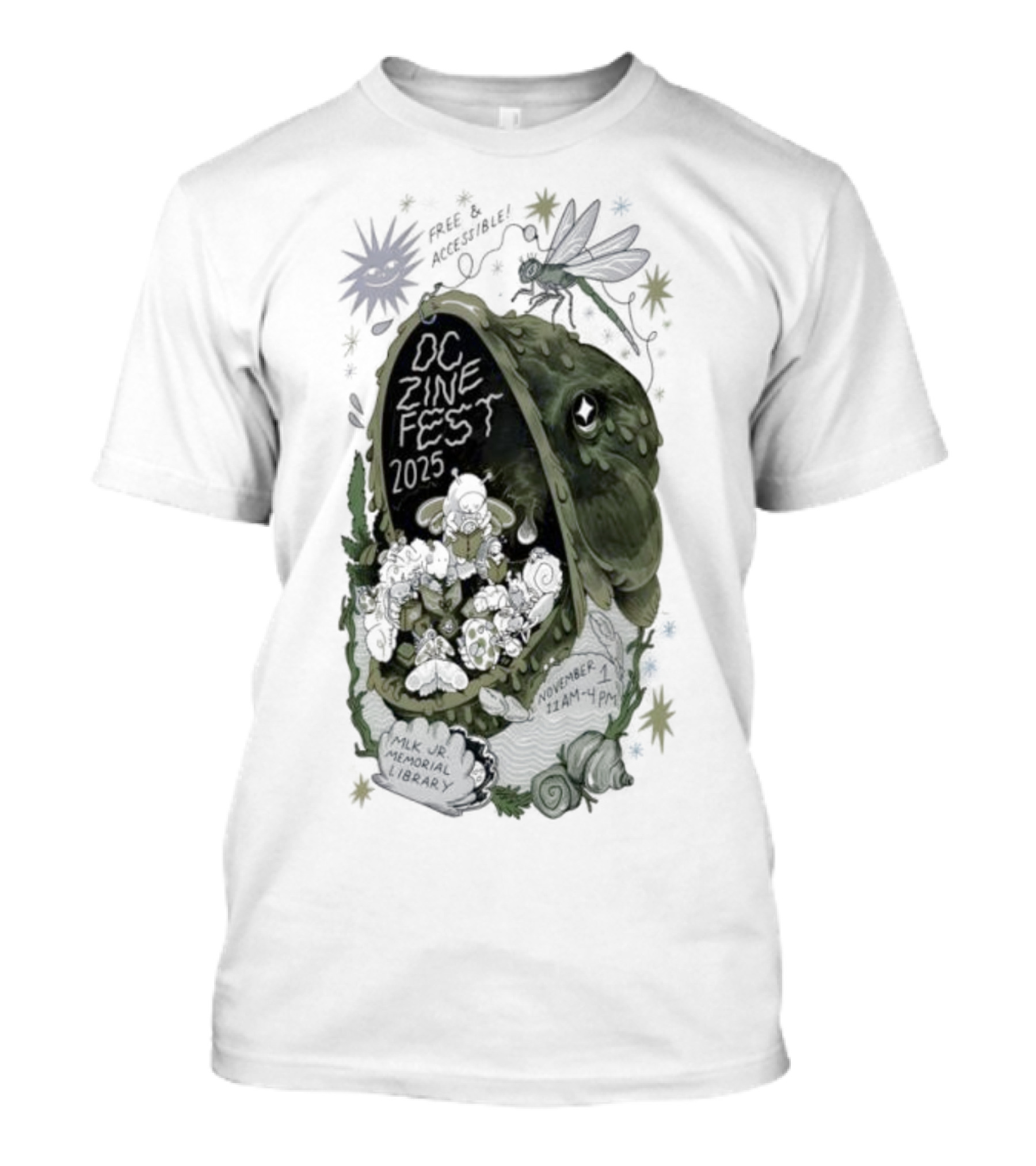 OC Zine Fest 2025 November 1 Brea California Event T-Shirt