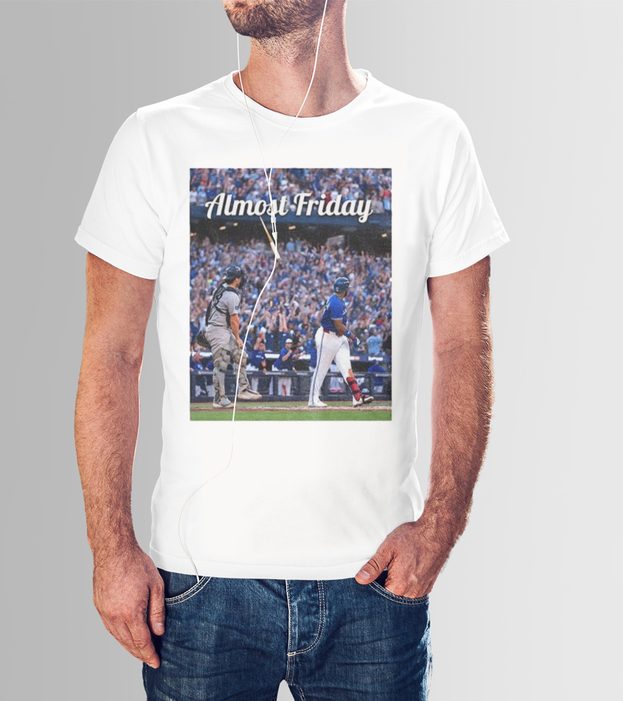 Toronto Blue Jays New York Yankees Almost Friday MLB Baseball Action T-Shirt