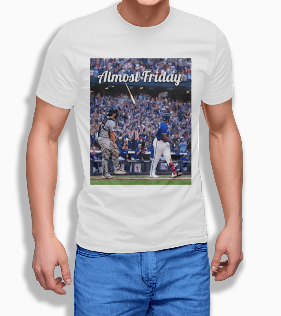 Toronto Blue Jays New York Yankees Almost Friday MLB Baseball Action T-Shirt