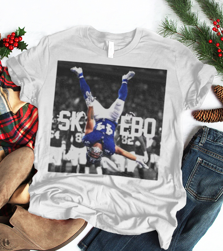 Cam Skattebo Backflip New York Giants NFL Football 2025 T-Shirt