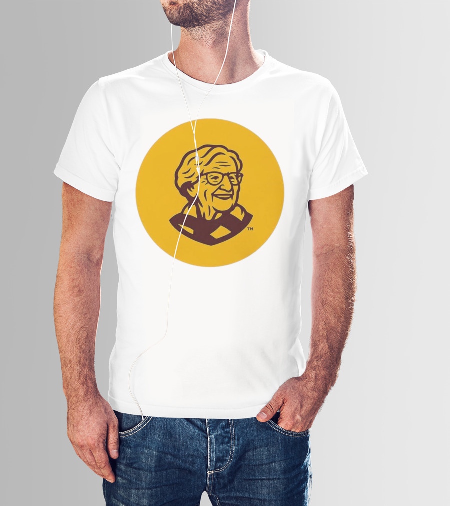 Loyola Chicago Sister Jean Trademark Icon Yellow T-Shirt