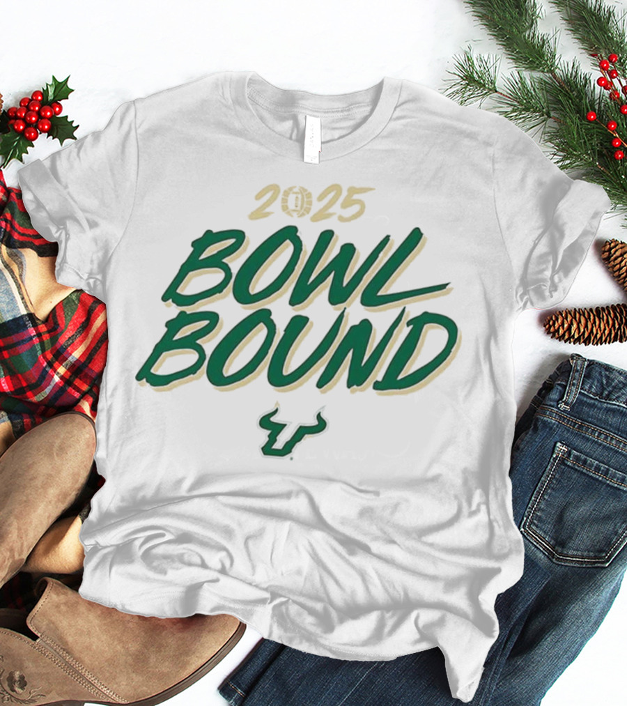 2025 Bowl Bound South Florida Bulls T-Shirt