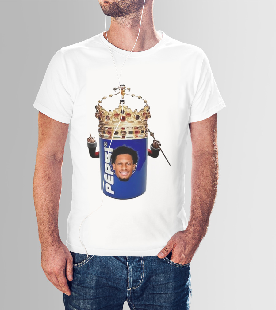Oronde Gadsden Pepsi Crown Los Angeles Chargers King Parody T-Shirt