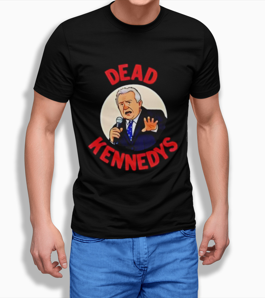 Dead Kennedys Political Parody Microphone Illustration T-Shirt