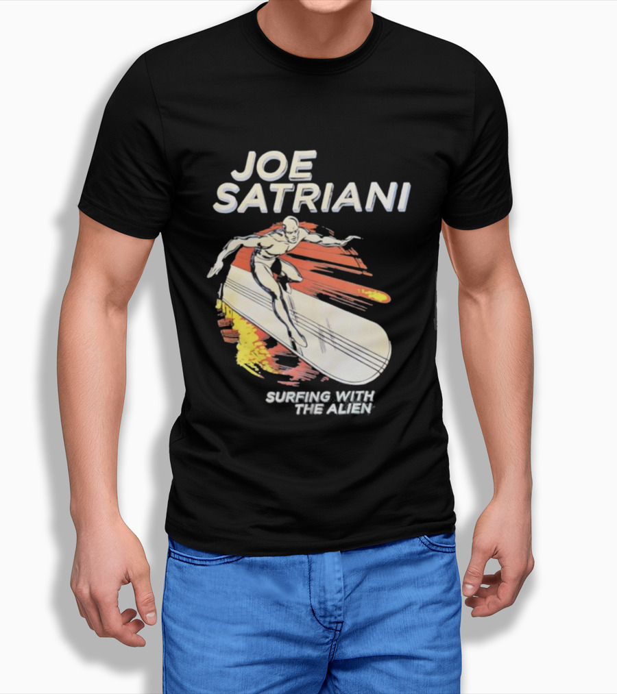 Joe Satriani Surfing With The Alien Cover Art T-Shirt