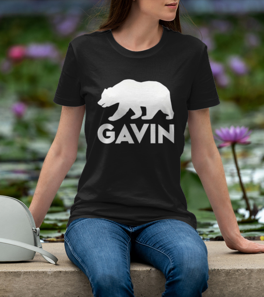 Gavin Newsom Bear California Symbol T-Shirt