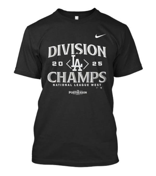 Los Angeles Dodgers 2023 Division Champs National League West T-Shirt