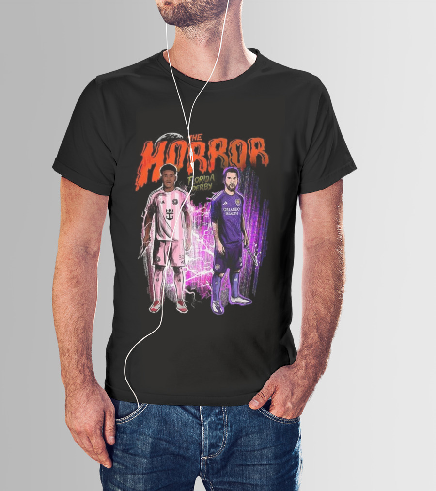Florida Derby Horror Halloween With Miami And Orlando Players T-Shirt