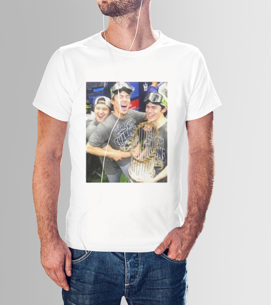 Los Angeles Dodgers World Series Champions 2025 Celebration Moment T-Shirt