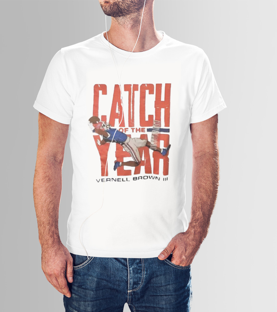Vernell Brown III Catch Of The Year Football Action T-Shirt
