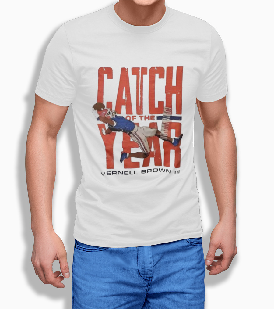 Vernell Brown III Catch Of The Year Football Action T-Shirt
