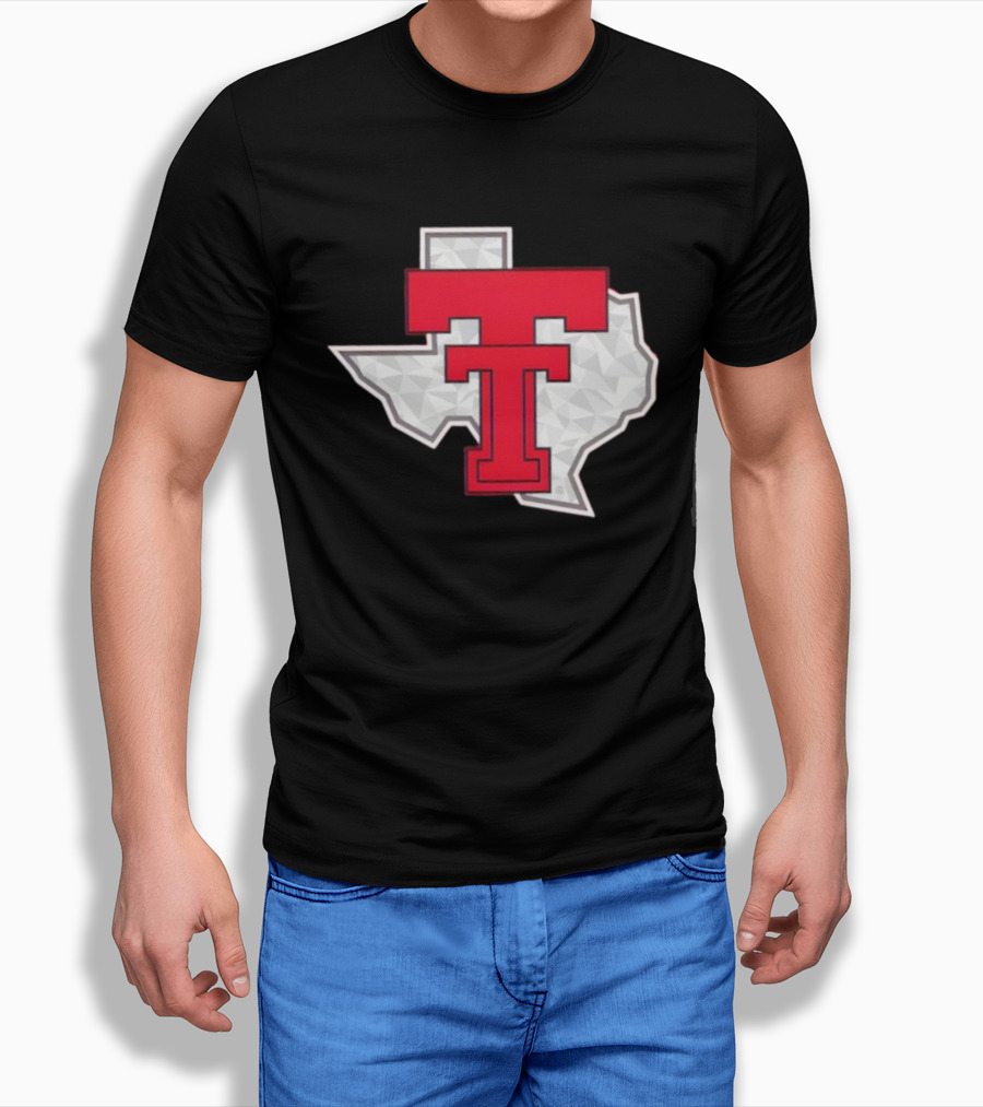 Texas Tech Red Raider Galvanized Pride State Emblem T-Shirt