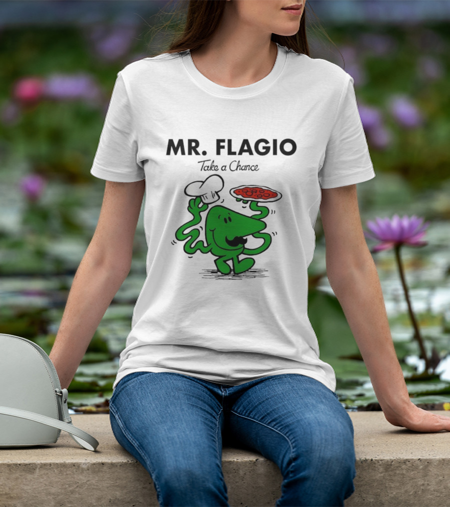 Mr. Flagio Take A Chance Chef Pizza T-Shirt