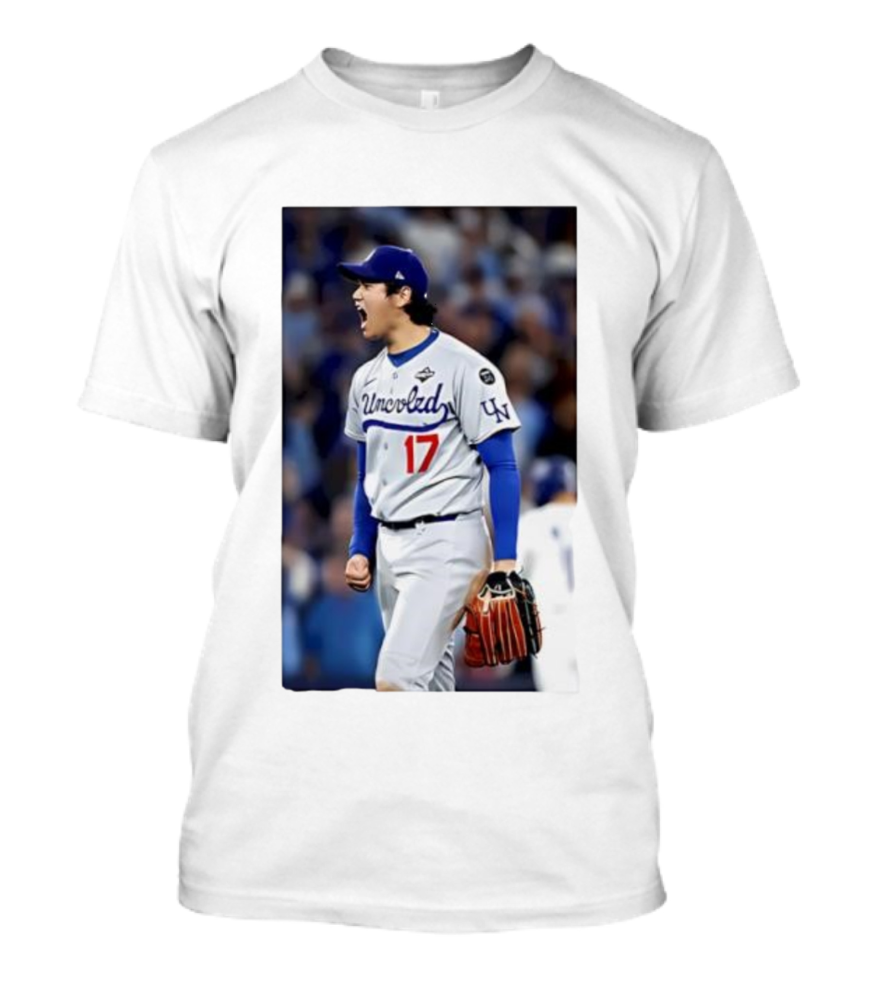 Shohei Ohtani Uncoded LA Player Number 17 T-Shirt