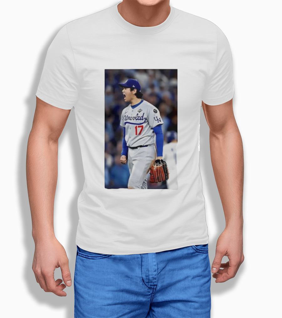 Shohei Ohtani Uncoded LA Player Number 17 T-Shirt