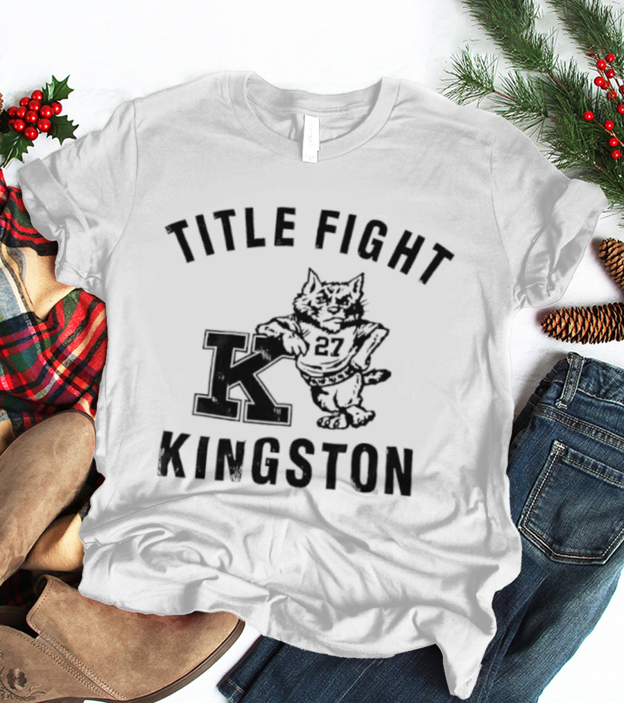 Title Fight Kingston Cat Mascot Retro Style T-Shirt