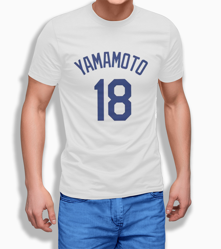 Yoshinobu Yamamoto 18 Los Angeles Dodgers MVP Cartoon T-Shirt