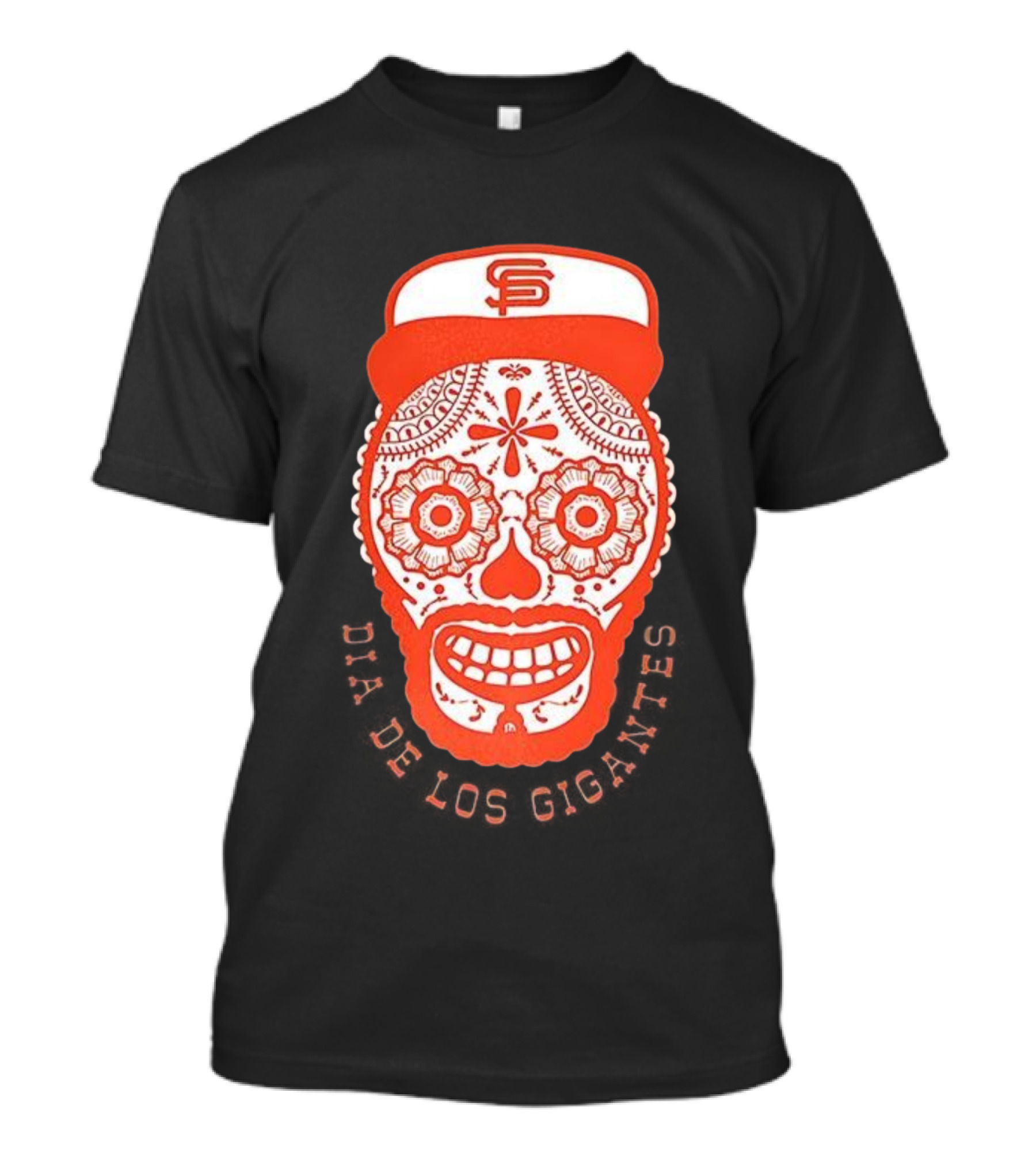 Dia De Los Gigantes San Francisco Skull Cap MLB Celebration T-Shirt