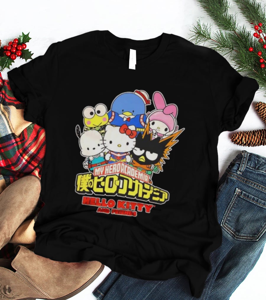 My Hero Academia Boku No Hiro Akademia Hello Kitty And Friends T-Shirt