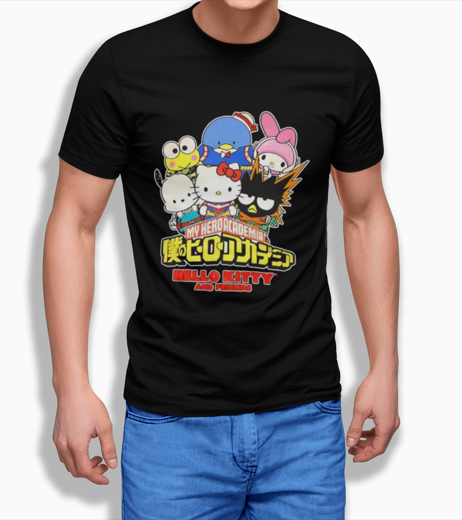 My Hero Academia Boku No Hiro Akademia Hello Kitty And Friends T-Shirt