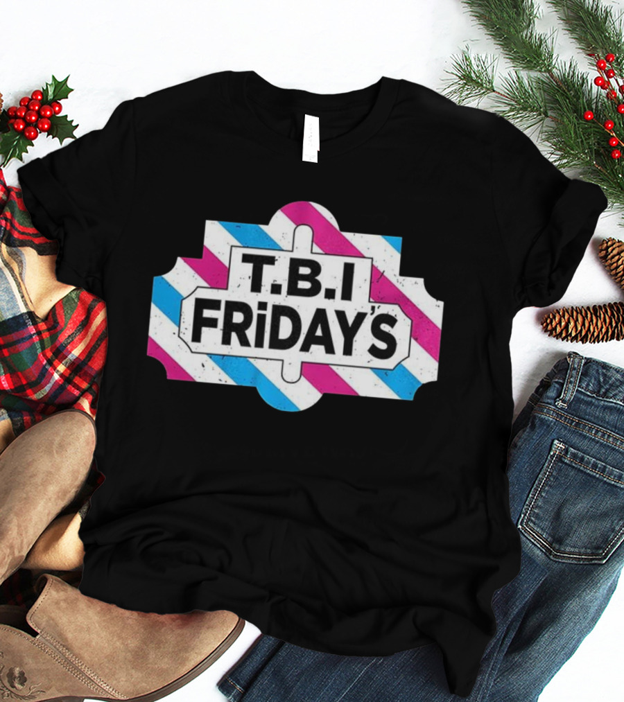 T.B.I Friday's Transgender Pride Flag T-Shirt