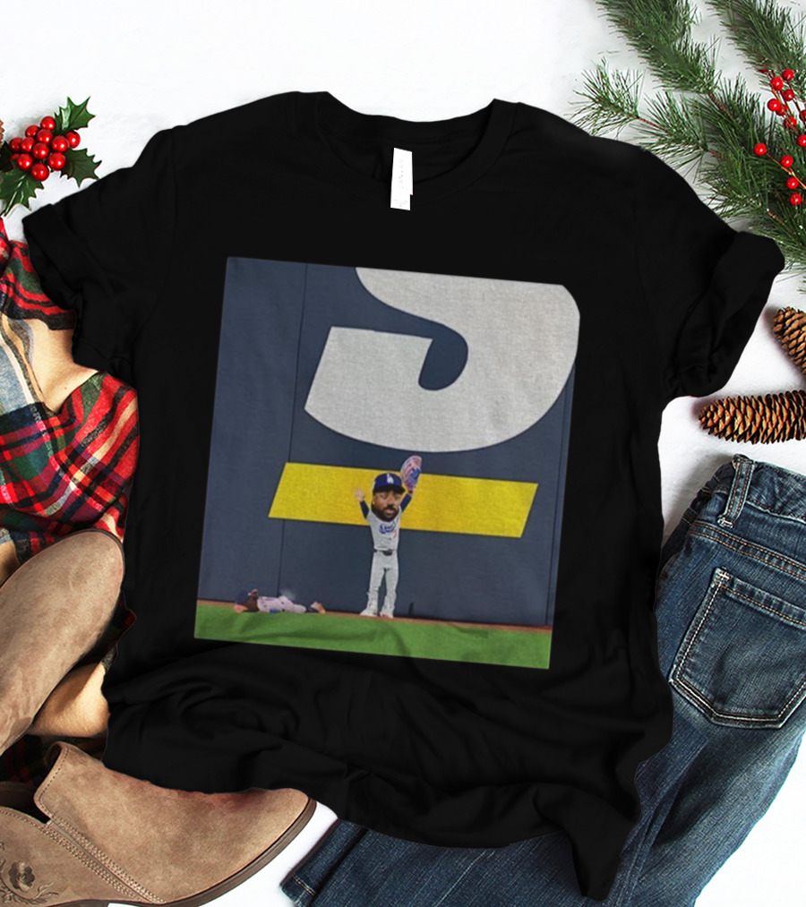 Andy Pages Catch World Series 2025 Champs Los Angeles Dodgers Victory Celebration T-Shirt